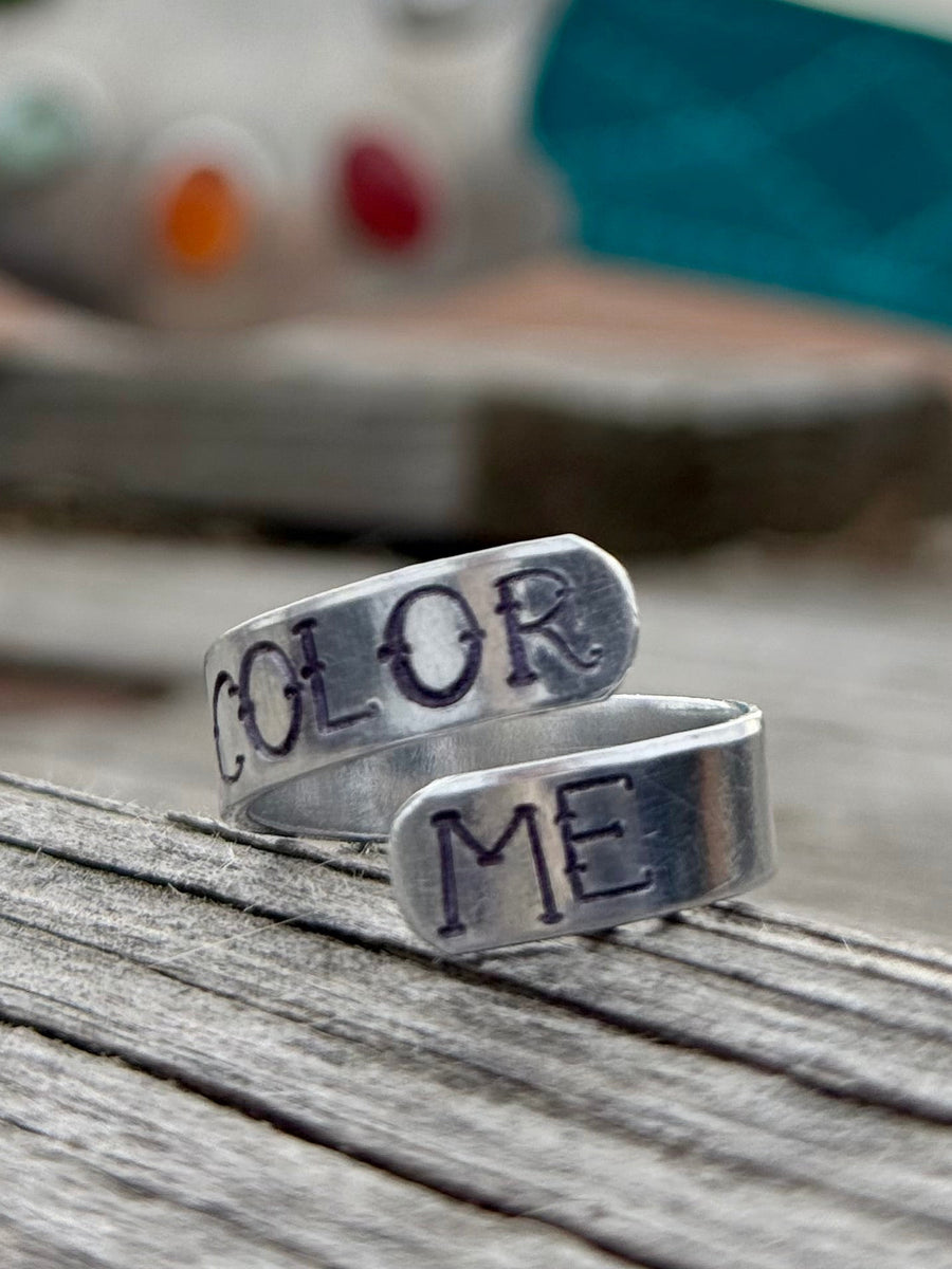 Color Me wrap ring – Siblings in Suede Collective