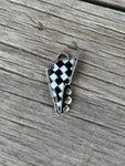 Checkered Bolt pendant