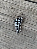 Checkered Bolt pendant