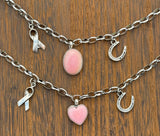 Single Stone charm necklaces