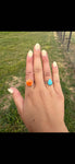 Orange Spiny rings