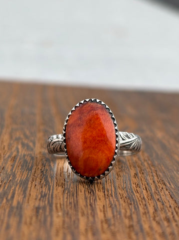 Orange Spiny rings