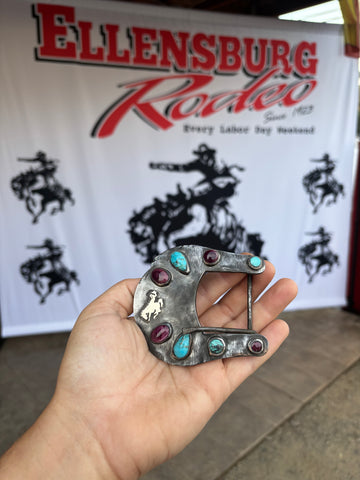 Purple Bronc Buckle